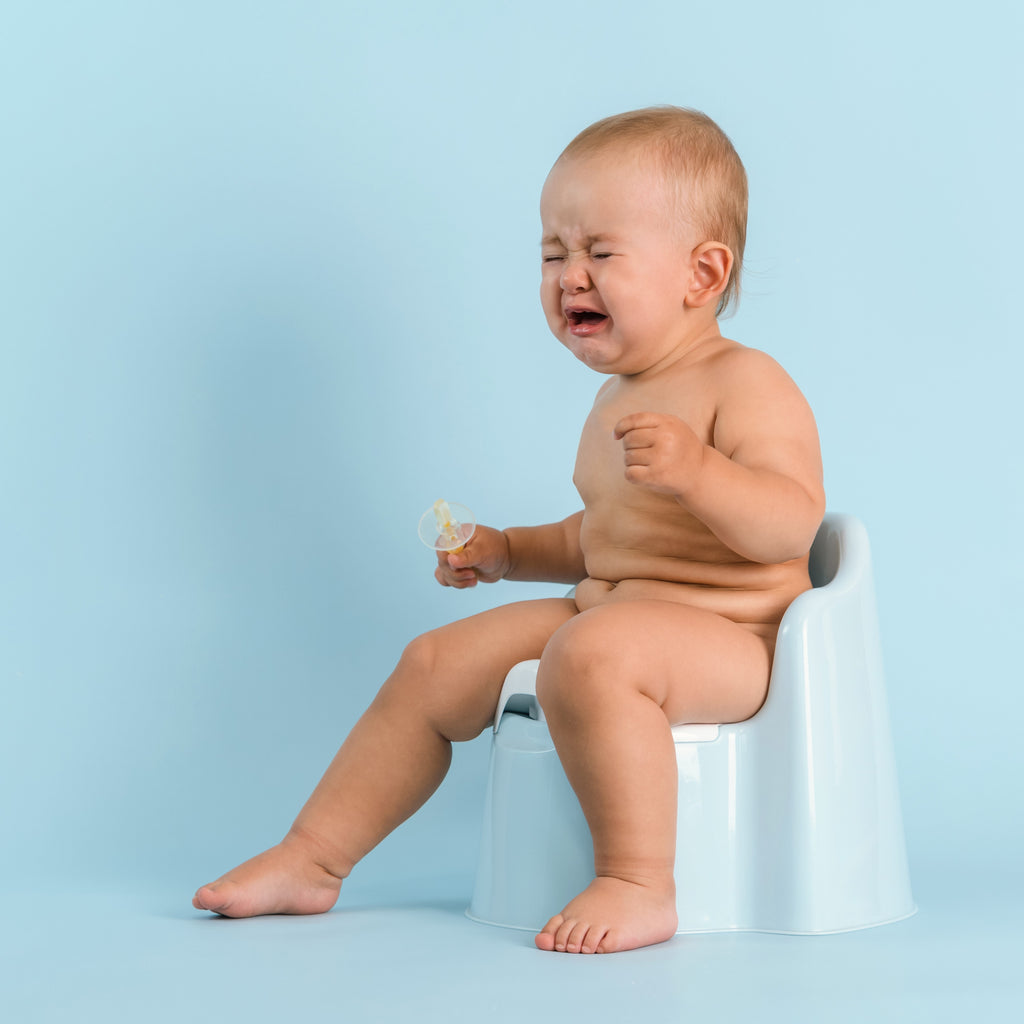 Baby straining and crying deals to poop but not constipated