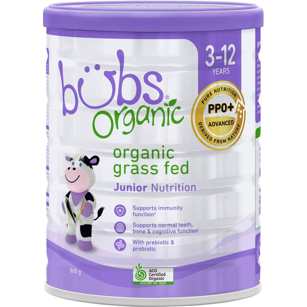 Bubs® Organic Grass Fed Junior Nutrition Drink – Bubs Australia